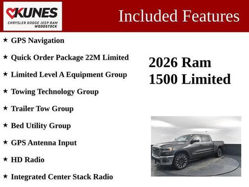Granite Crystal Metallic Clearcoat 2026 RAM 1500 Limited