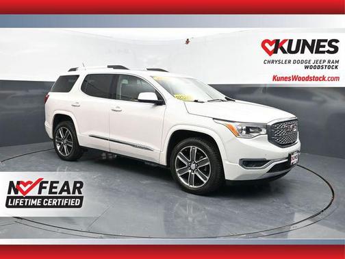 White Frost Tricoat 2019 GMC Acadia Denali