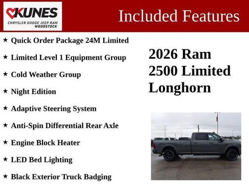 Ceramic Gray Clearcoat 2026 RAM 2500 Longhorn