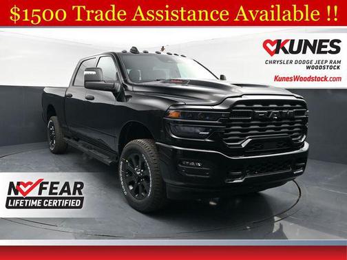 Diamond Black Crystal Pearlcoat 2026 RAM 2500 Black Express Crew Cab 4x4 6'4' Box
