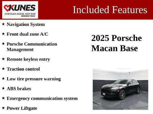 Black 2025 Porsche Macan Macan