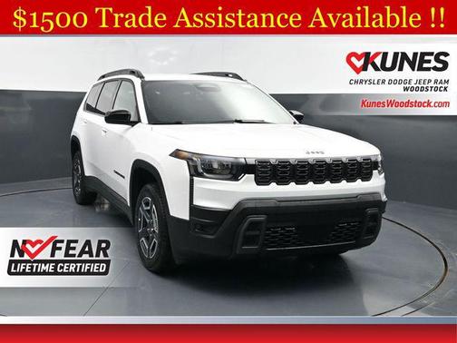 Bright White Clearcoat 2026 Jeep Cherokee Laredo 4x4