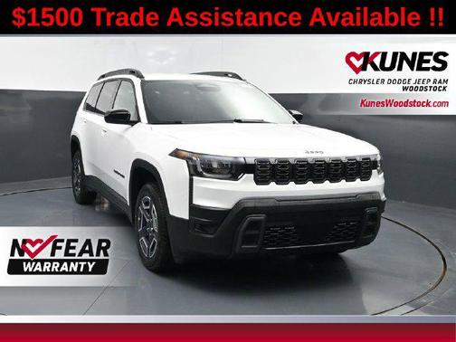 Bright White Clearcoat 2026 Jeep Cherokee Laredo 4x4