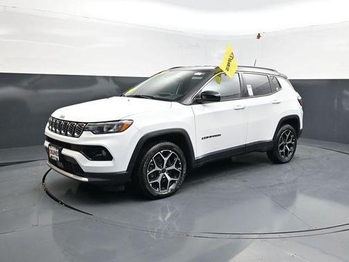 Bright White Clearcoat 2025 Jeep Compass Limited