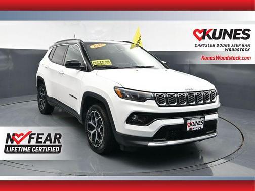 Bright White Clearcoat 2025 Jeep Compass Limited