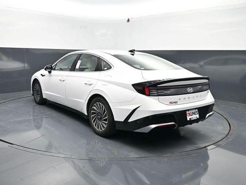 Serenity White 2025 Hyundai SONATA Hybrid SE
