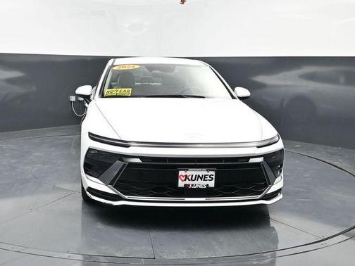 Serenity White 2025 Hyundai SONATA Hybrid SE