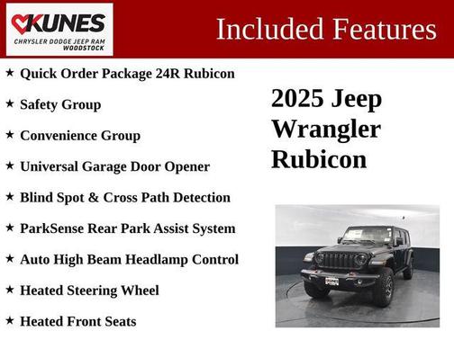 Black Clearcoat 2025 Jeep Wrangler Rubicon