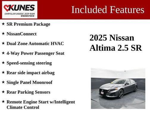 Gun Metallic 2025 Nissan Altima SR FWD