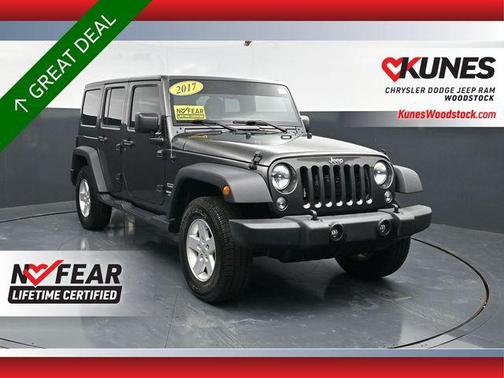 Granite Crystal Metallic Clearcoat 2017 Jeep Wrangler Unlimited Sport
