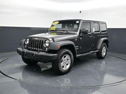 Granite Crystal Metallic Clearcoat 2017 Jeep Wrangler Unlimited Sport