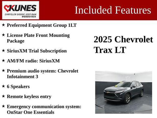 Cypress Gray 2025 Chevrolet Trax LT