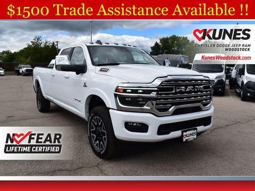 Bright White Clearcoat 2026 RAM 3500 Longhorn