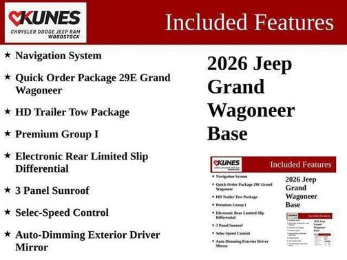 Baltic Gray Metallic Clearcoat 2026 Jeep Grand Wagoneer 4x4