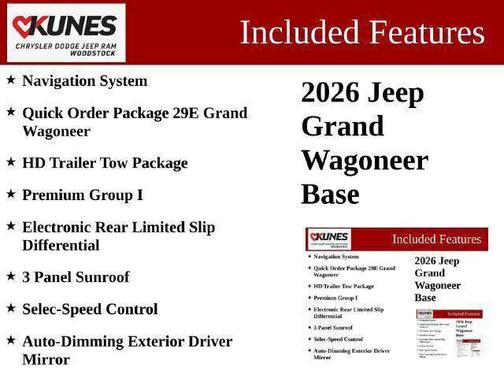 Baltic Gray Metallic Clearcoat 2026 Jeep Grand Wagoneer 4x4