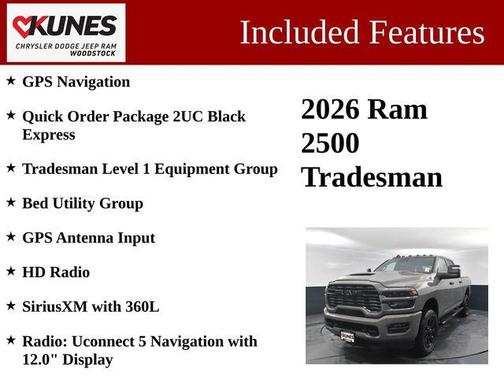 Ceramic Gray Clearcoat 2026 RAM 2500 Black Express