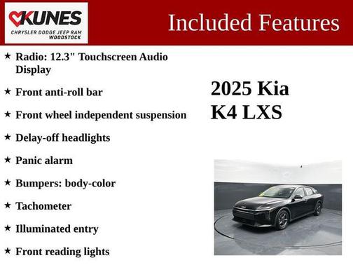 Aurora Black Pearl 2025 Kia K4 LXS