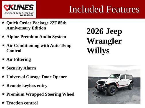 Bright White Clearcoat 2026 Jeep Wrangler Sport