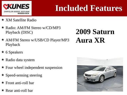 Quicksilver Metallic 2009 Saturn Aura XR