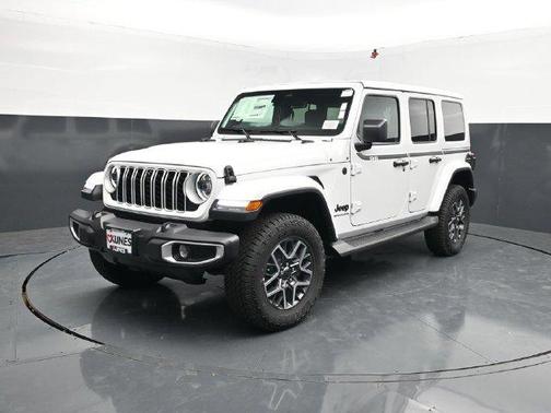 bright white clearcoat 2026 Jeep Wrangler 4-Door Sahara 4x4