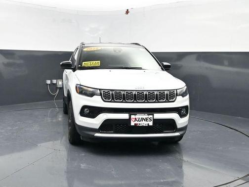 Bright White Clearcoat 2025 Jeep Compass Limited