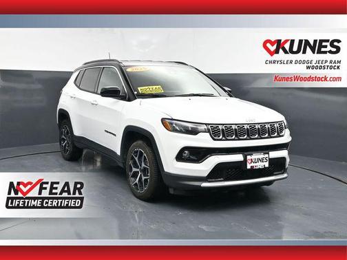 Bright White Clearcoat 2025 Jeep Compass Limited