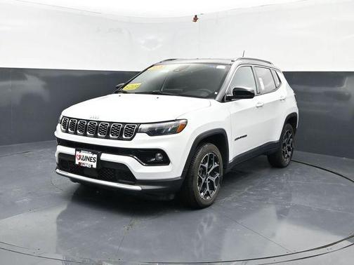 Bright White Clearcoat 2025 Jeep Compass Limited