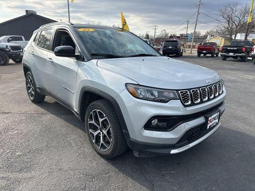 Silver Zynith Metallic Clearcoat 2025 Jeep Compass Limited
