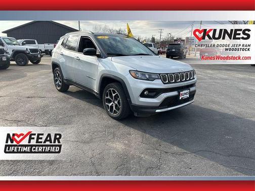 Silver Zynith Metallic Clearcoat 2025 Jeep Compass Limited