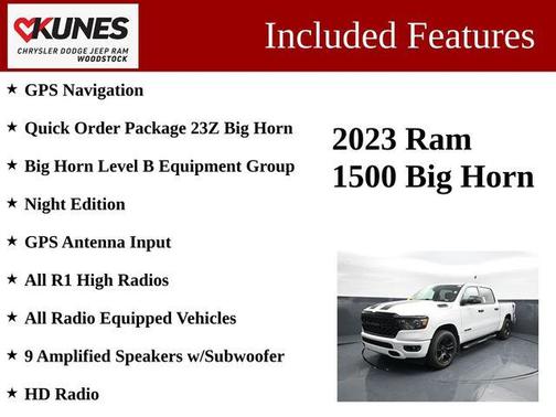 Bright White Clearcoat 2023 RAM 1500 Big Horn/Lone Star