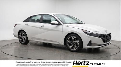 Serenity White 2025 Hyundai ELANTRA SEL