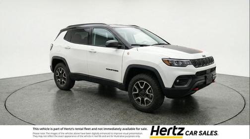 Bright White Clearcoat 2025 Jeep Compass Trailhawk