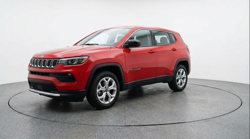 Red 2025 Jeep Compass Latitude