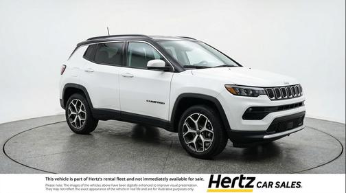 Bright White Clearcoat 2025 Jeep Compass Limited