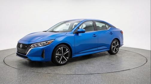 Electric Blue Metallic 2025 Nissan Sentra SV