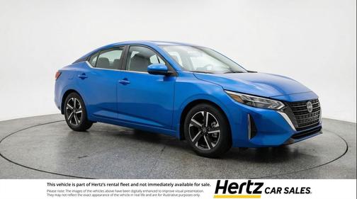 Electric Blue Metallic 2025 Nissan Sentra SV