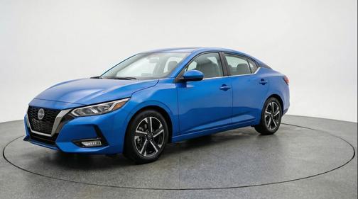 Electric Blue Metallic 2025 Nissan Sentra SV