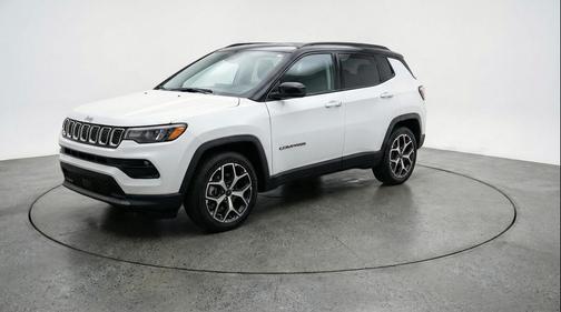 Bright White Clearcoat 2025 Jeep Compass Limited