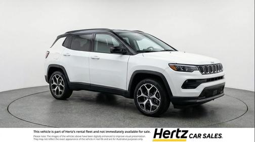 Bright White Clearcoat 2025 Jeep Compass Limited