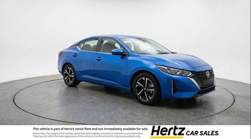 Electric Blue Metallic 2025 Nissan Sentra SV