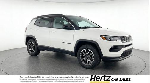 Bright White Clearcoat 2025 Jeep Compass Trailhawk