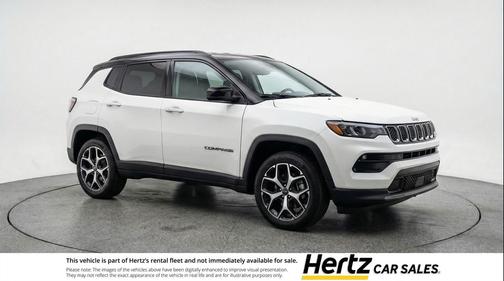 Bright White Clearcoat 2025 Jeep Compass Limited