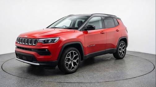 Red Hot Pearlcoat 2025 Jeep Compass Limited