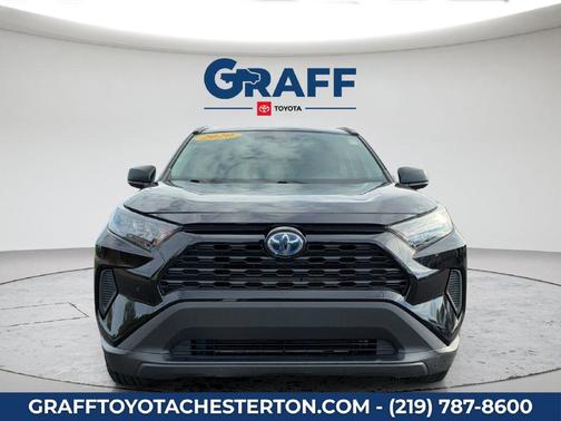Midnight Black Metallic 2020 Toyota RAV4 Hybrid LE