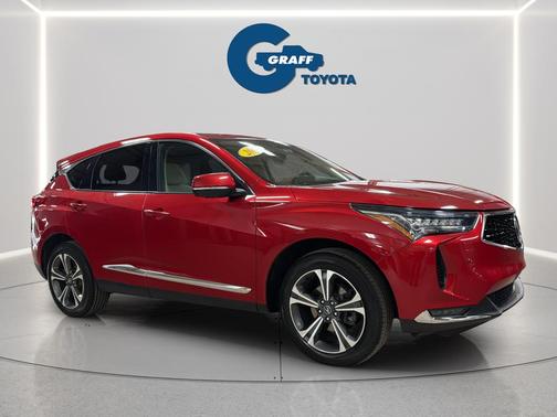 Red Metallic 2022 Acura RDX Advance Package