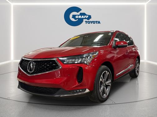 Red Metallic 2022 Acura RDX Advance Package