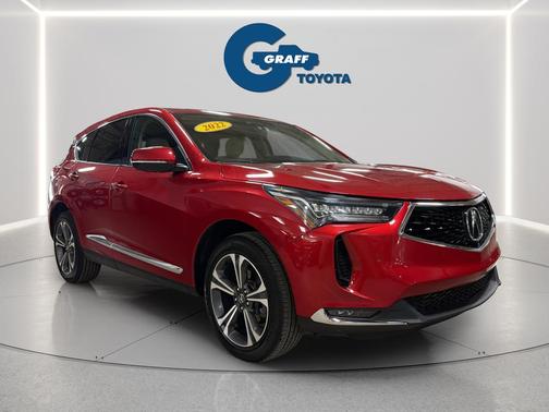 Red Metallic 2022 Acura RDX Advance Package