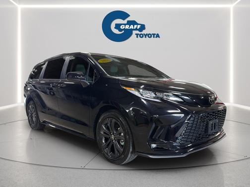 Midnight Black Metallic 2026 Toyota Sienna XSE 7 Passenger