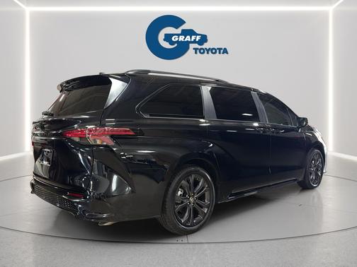 Midnight Black Metallic 2026 Toyota Sienna XSE 7 Passenger