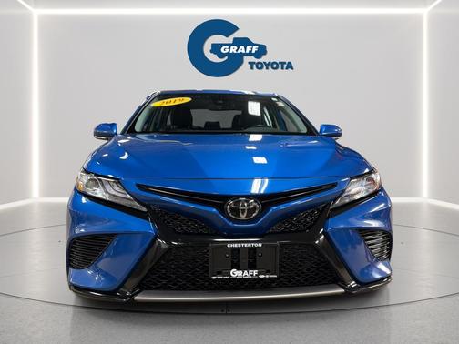 Blue Streak Metallic 2019 Toyota Camry XSE